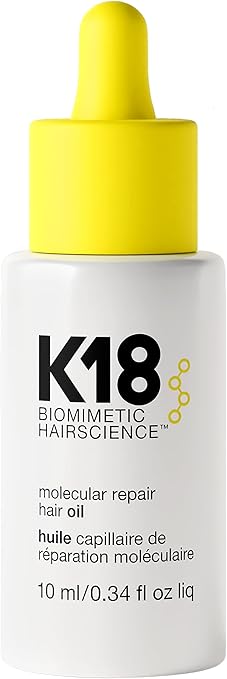 K18 Biomimetic Hairscience Mini Molecular Repair Hair Oil, 10 ml / 0.34 oz