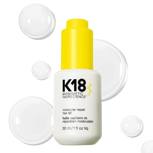 K18 Biomimetic Hairscience Molecular Repair Hair Oil, 30 ml / 1 oz