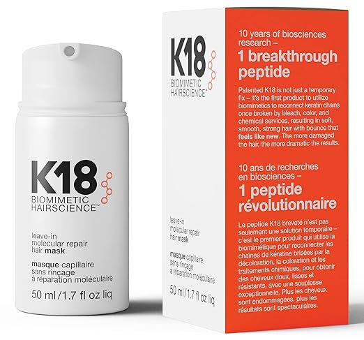 K18 Leave-In Molecular Hair Mask, 1.7 Oz / 50 ml