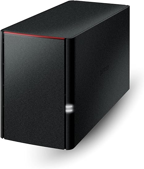 BUFFALO LinkStation 220 4TB 2-Bay NAS Network Attached Storage with HDD Hard Drives Included NAS Storage That Works as Home Cloud or Network Storage Device for Home